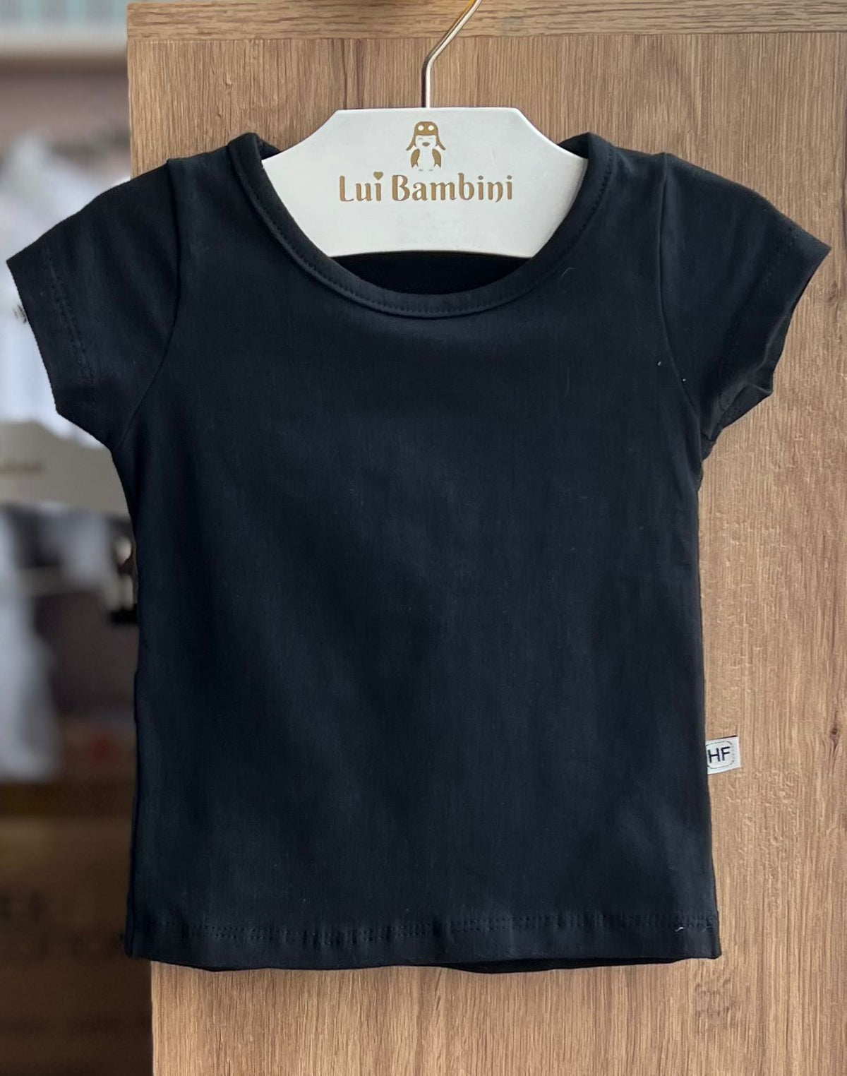 BLUSA MANGA CURTA BASICA CORES MENINA HAVE FUN - PRETO