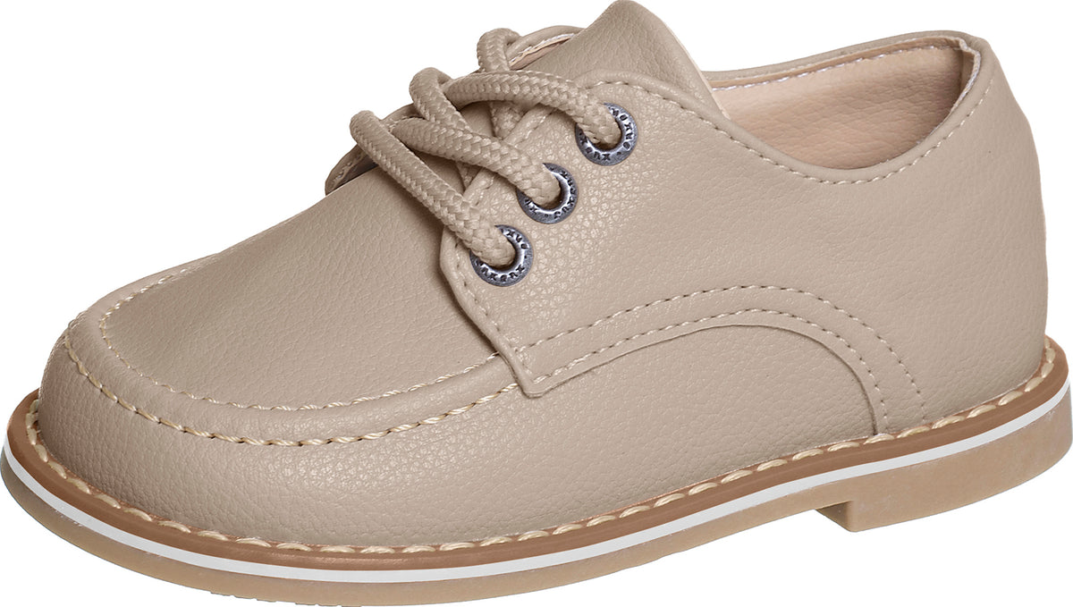 SAPATO MOCASSIM CADARÇO COSTURA EXTERNA MENINO XUA XUA - AREIA