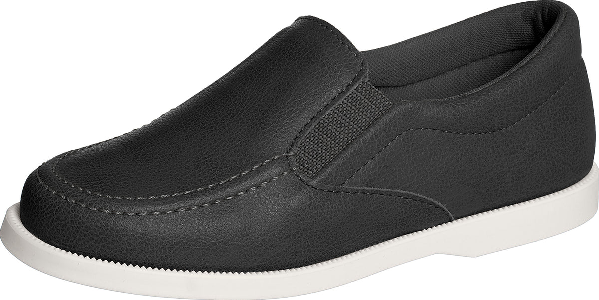 SAPATO MOCASSIM LISO BÁSICO CALCE FÁCIL MENINO XUA XUA - PRETO