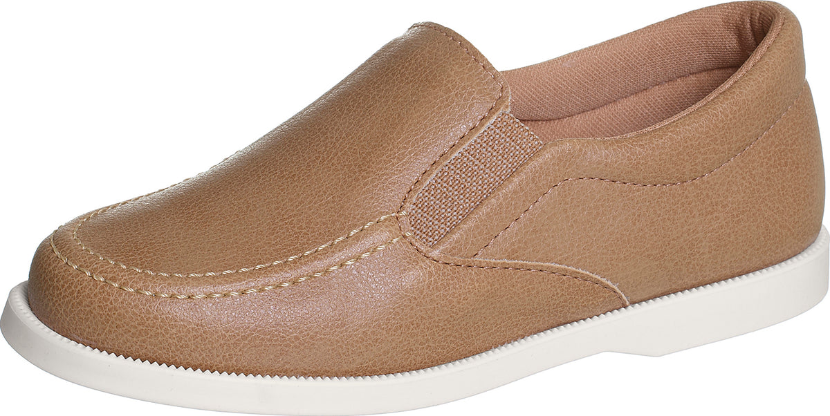 SAPATO MOCASSIM LISO BÁSICO CALCE FÁCIL MENINO XUA XUA - CARAMELO