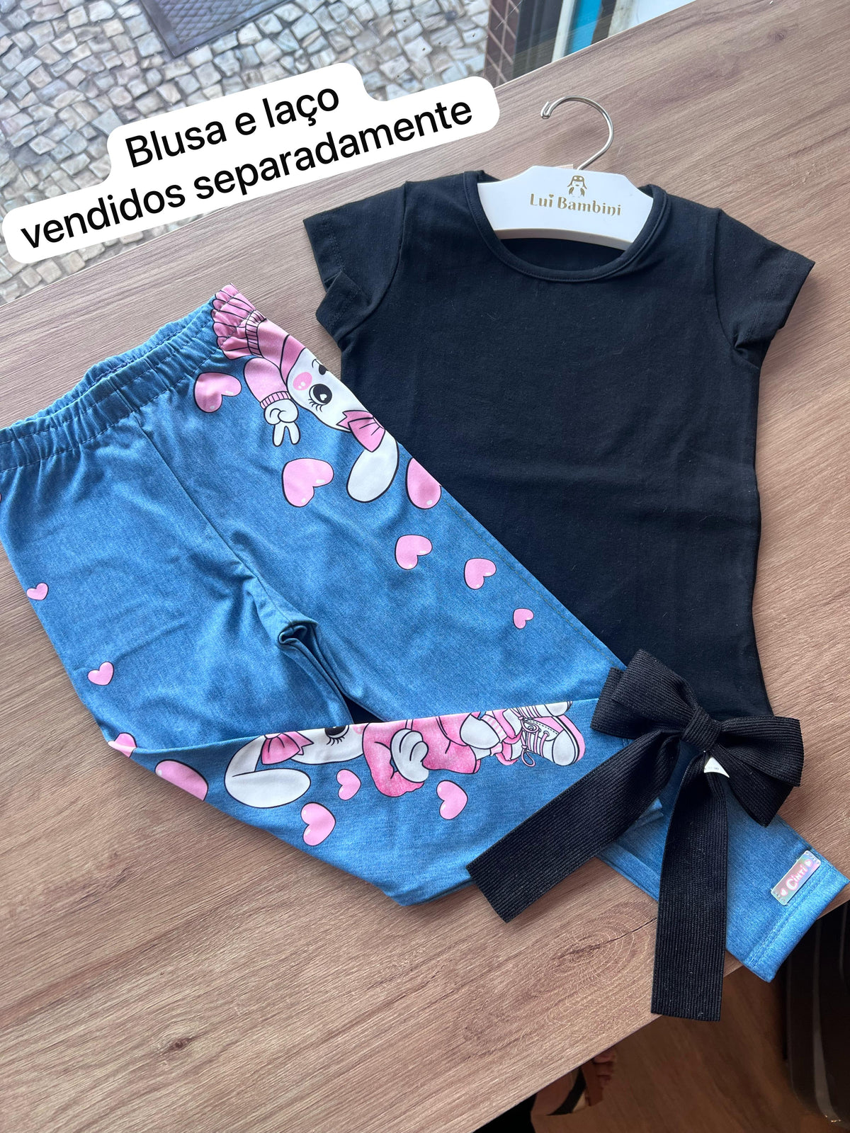CALÇA LEGGING PANDA URSO MENINA CINTI - ROSA