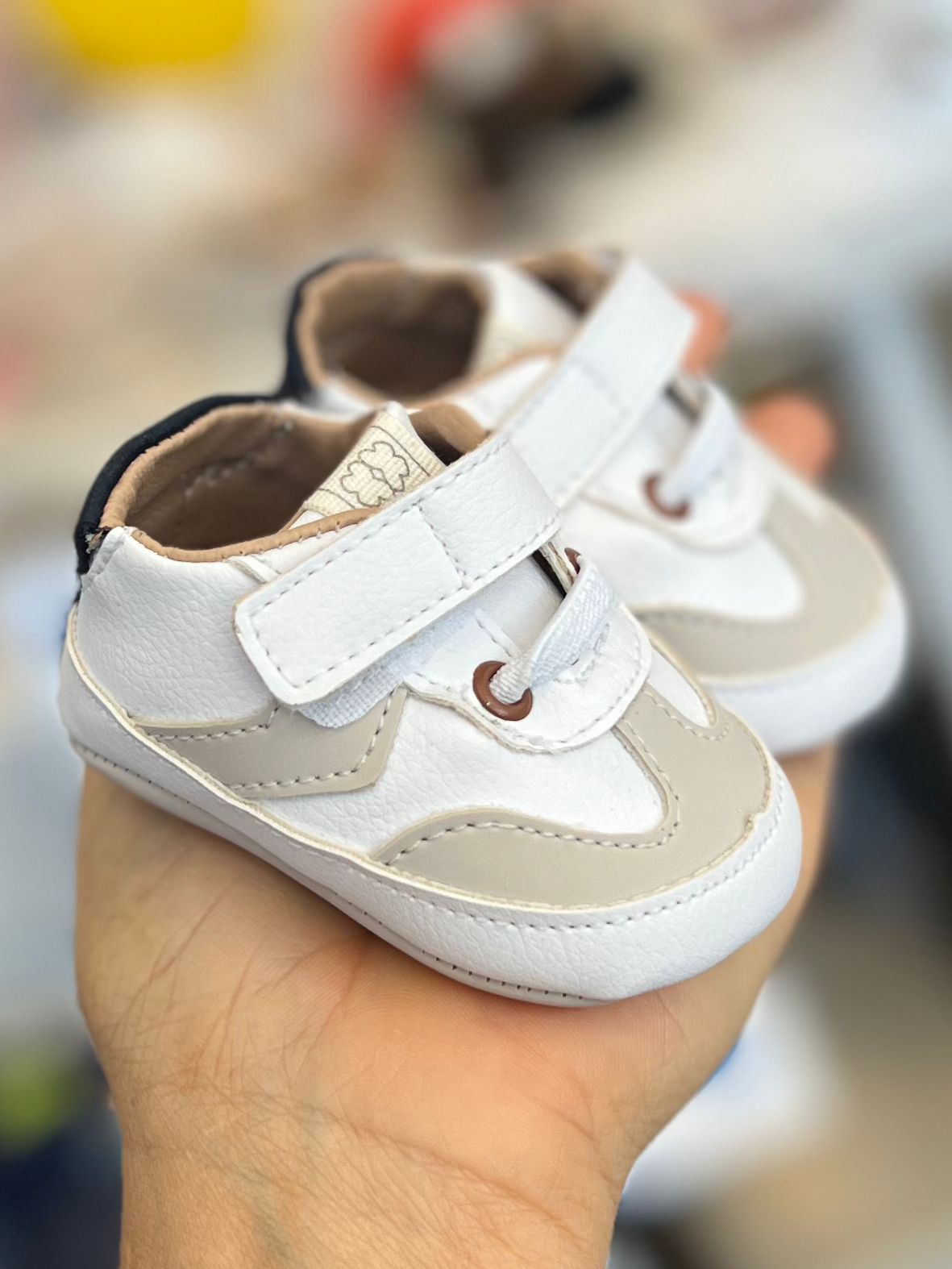 TÊNIS FECHO VELCRO CADARÇO CAMADAS MENINO XUÁ XUÁ - BRANCO/MARINHO