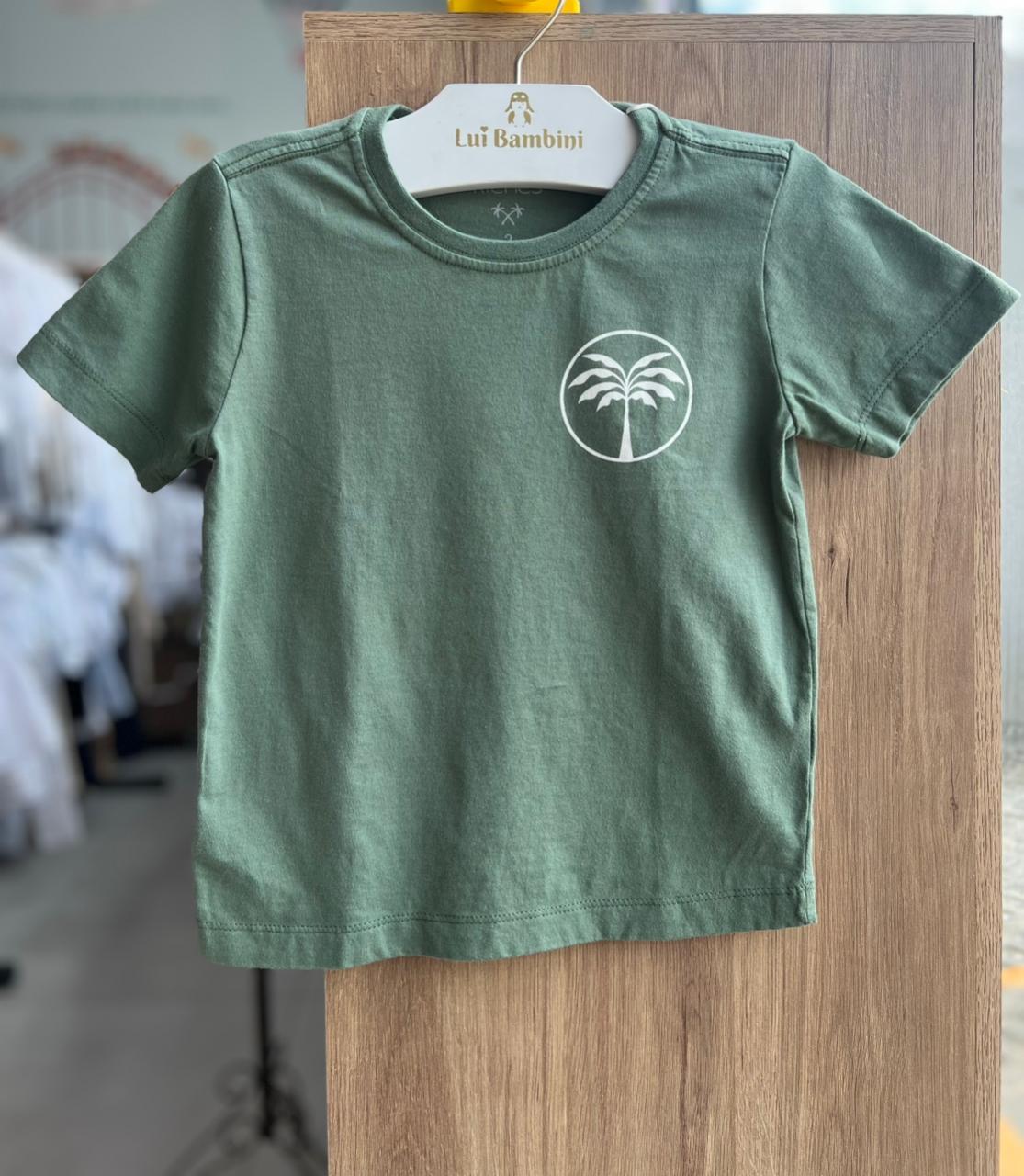 CAMISETA MANGA CURTA COQUEIRO MENINO RICHES - VERDE