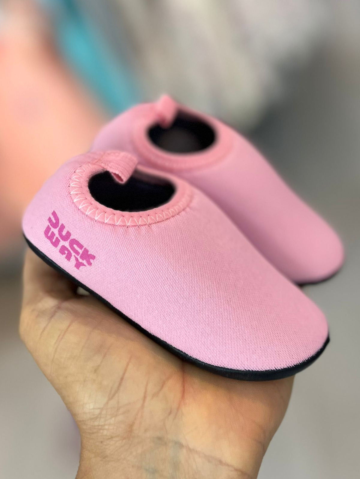 SAPATILHA MEIA CALCE FÁCIL UNISOLA BÁSICO MENINA DUCK WAY - ROSA CLARO