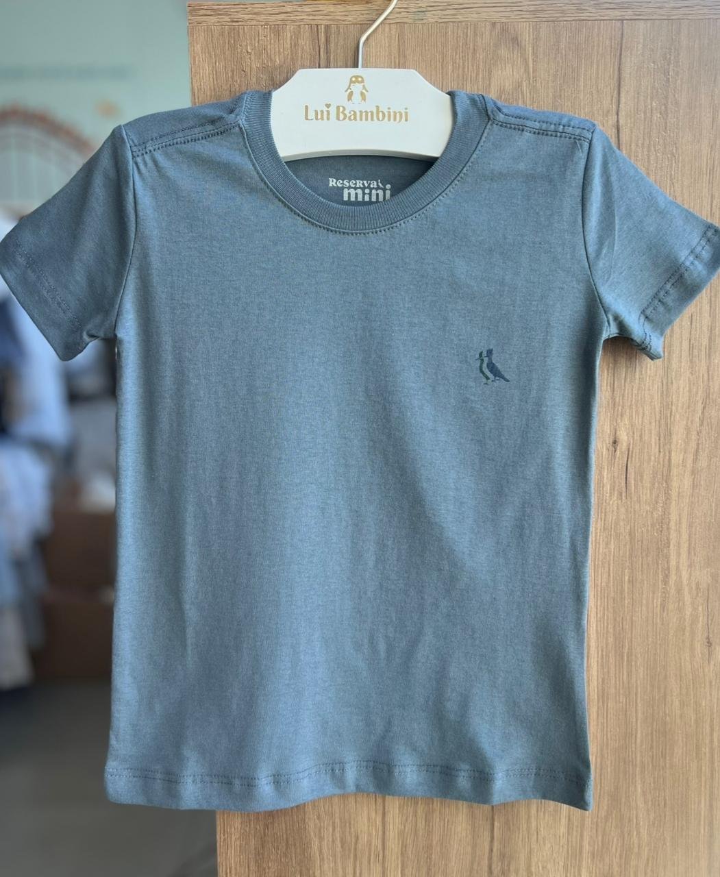CAMISETA MANGA CURTA MINIMALISTA PICA PAU TRIPLO NEVOA MENINO PICA PAU - AZUL