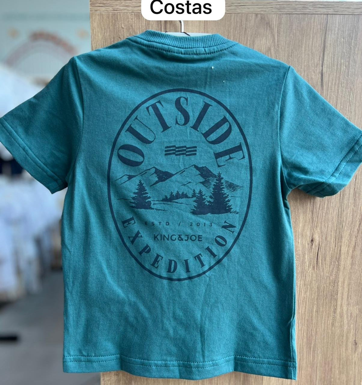 CAMISETA MANGA CURTA OUTSIDE EXPEDITION MENINO KING&JOE - VERDE