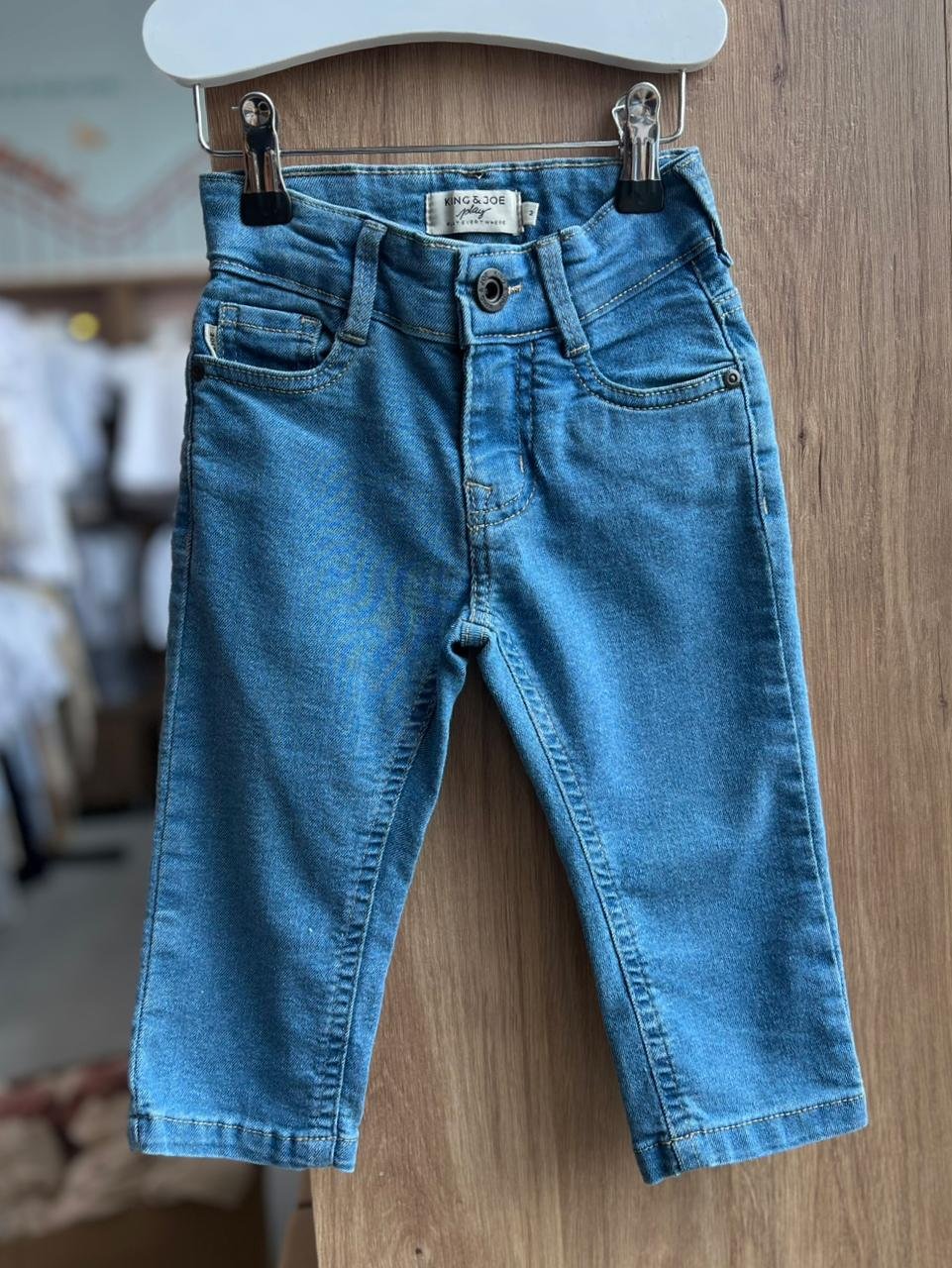 CALÇA BLUE BLACK SOFT SKINNY BOLSO MENINO KING&JOE - JEANS