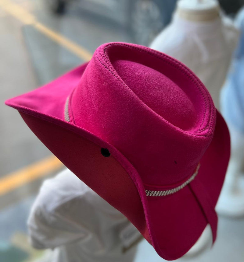 CHAPÉU ABA STRASS BOIADEIRA COWGIRL MENINA LUI BAMBINI