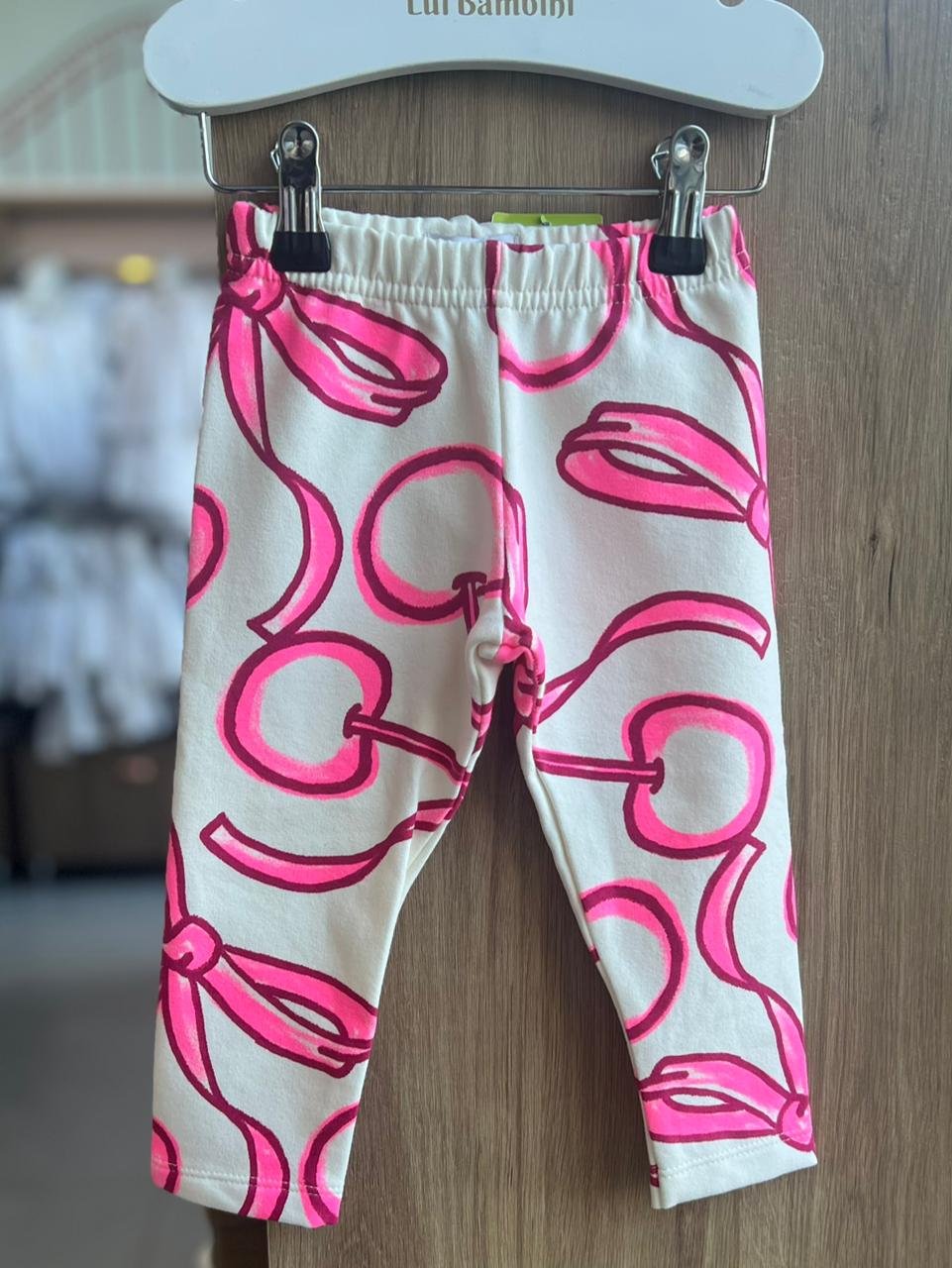 CALÇA LEGGING LAÇOS ELÁSTICO CÓS MENINA FAKINI - OFF