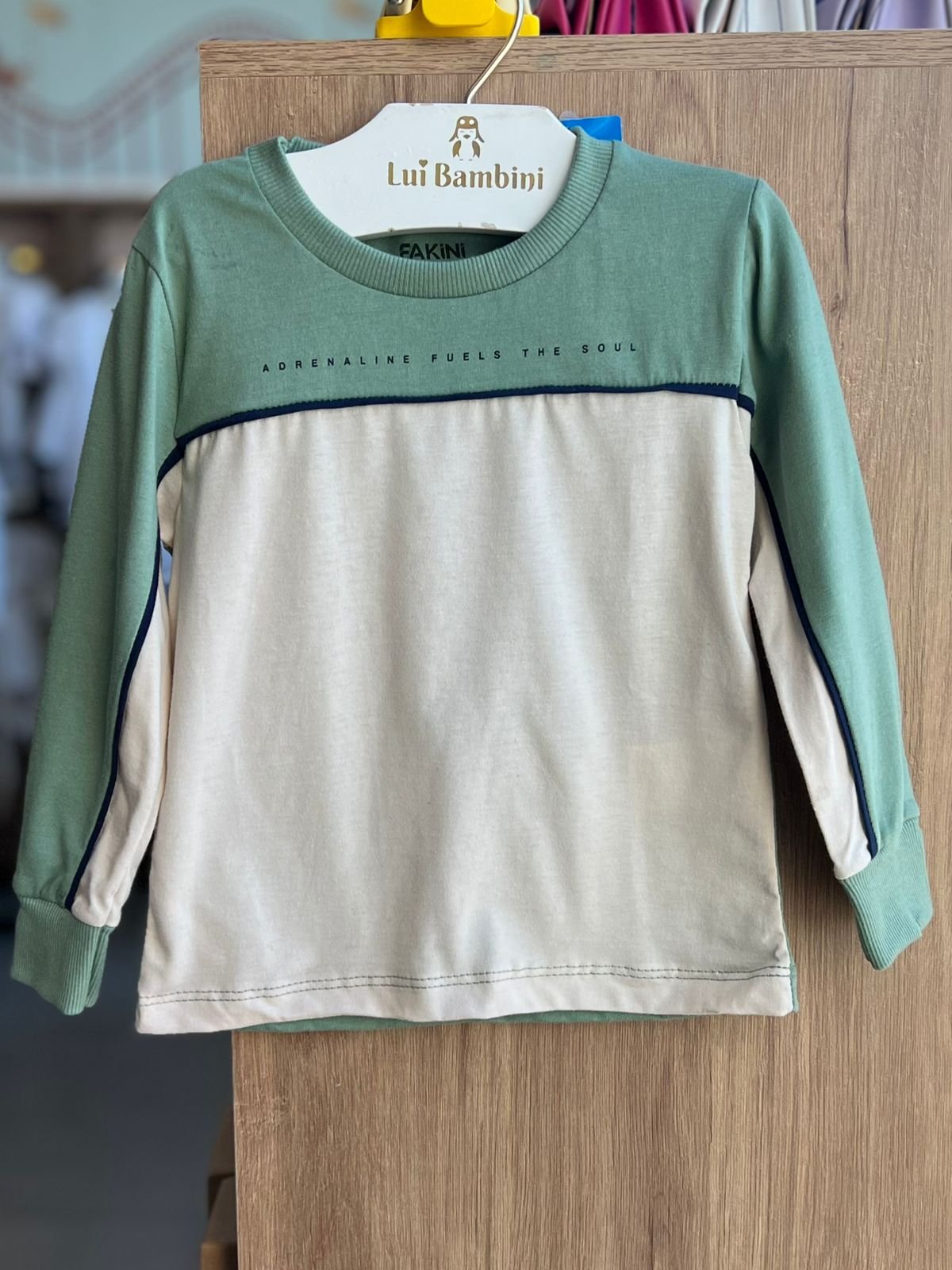 CAMISETA MANGA LONGA ADRENALINE MENINO FAKINI - VERDE
