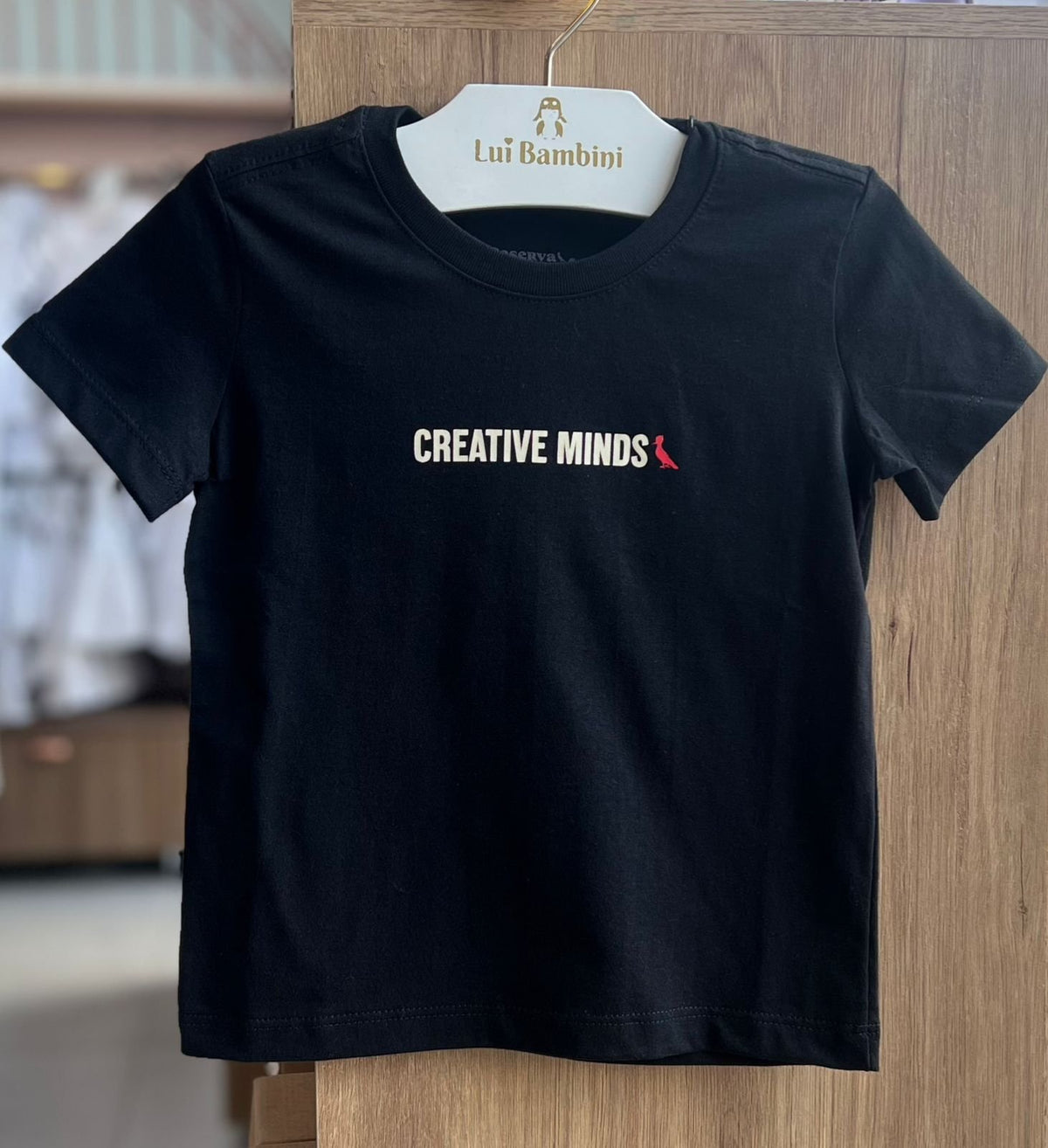 CAMISETA MANGA CURTA CREATIVE MINDS PICA PAU MENINO RESERVA MINI - PRETO