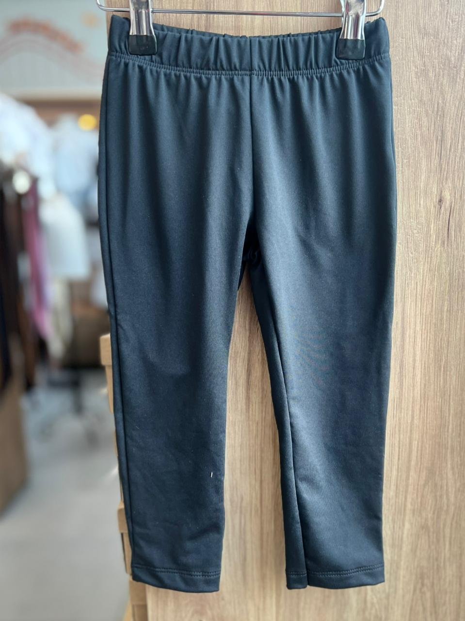 CALÇA LEGGING LISO BÁSICO TÉRMICA MENINA BIMBI - PRETO