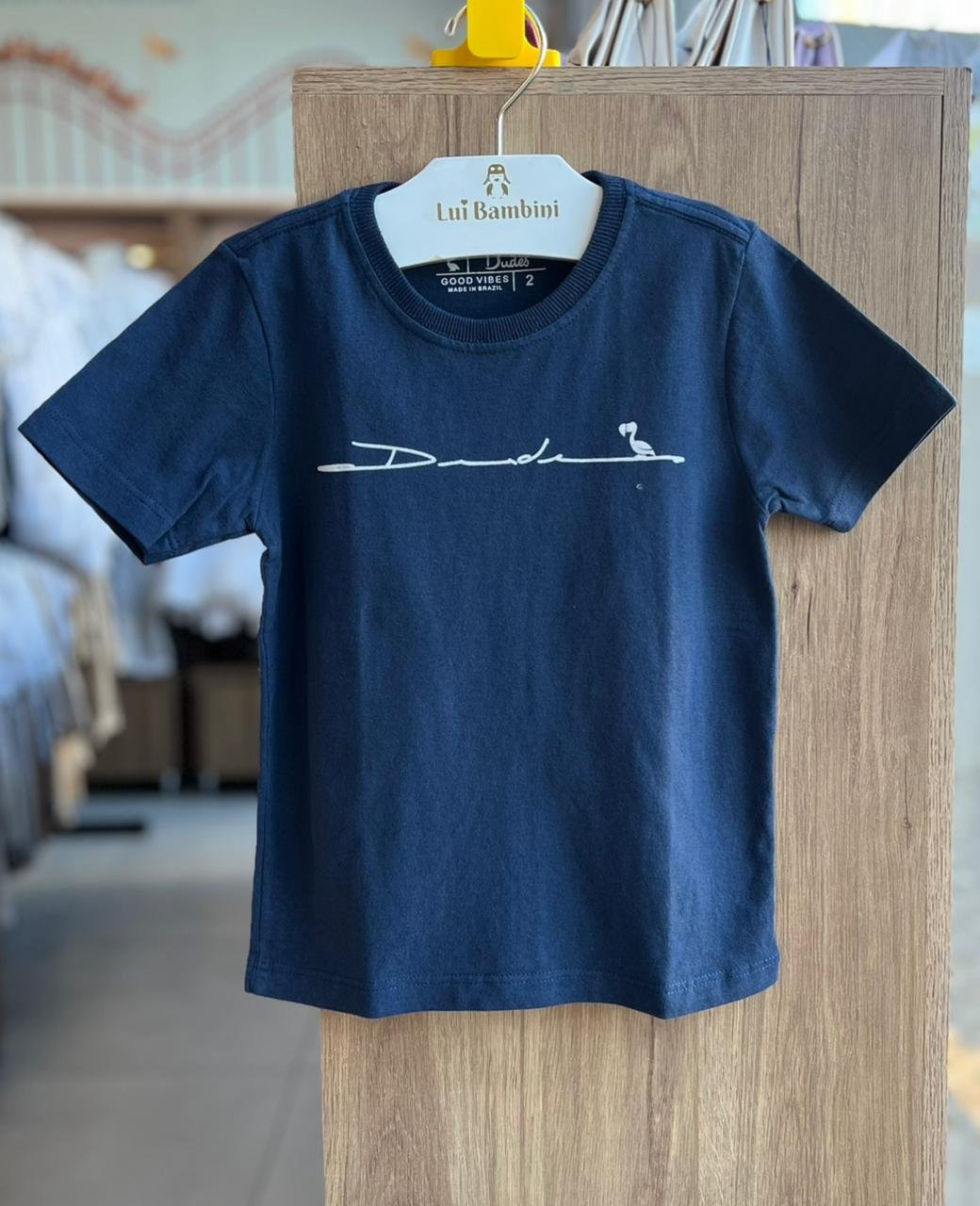 CAMISETA MANGA CURTA DODO MENINO DUDES - MARINHO