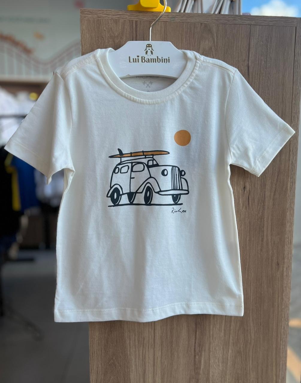 CAMISETA MANGA CURTA CARRO VIAGEM SURF MENINO RICHES - OFF