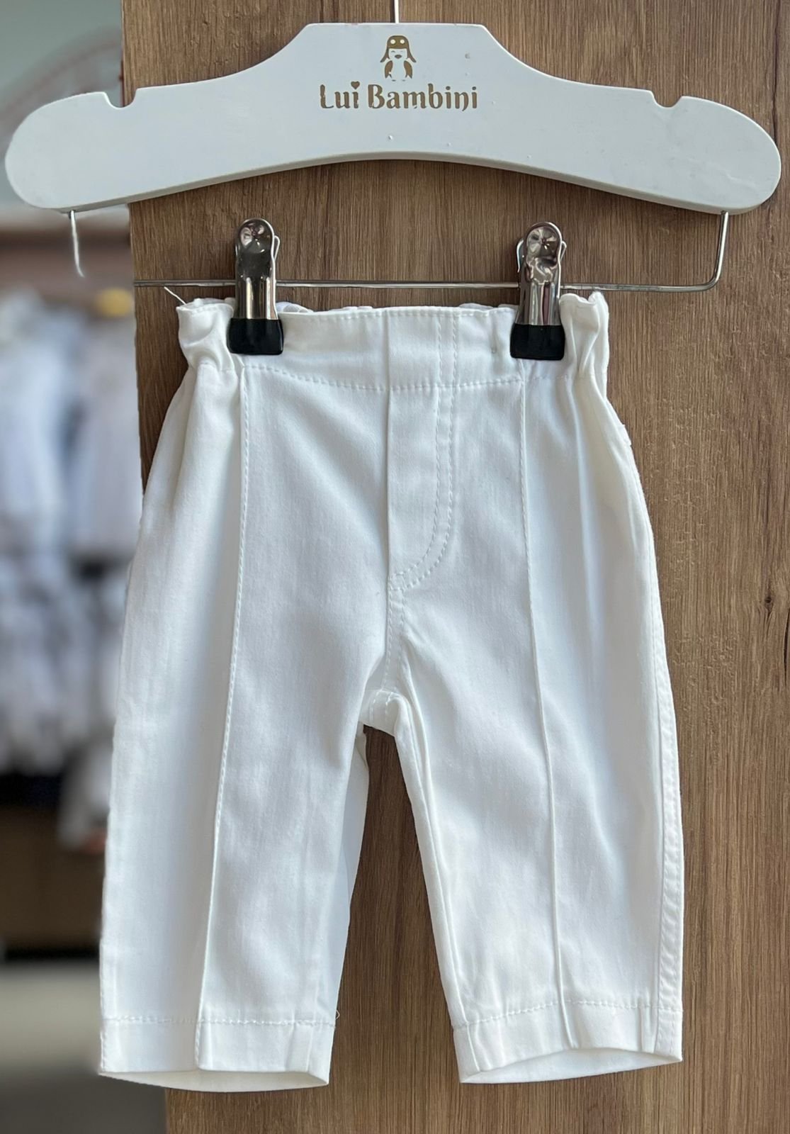 CALÇA BATIZADO COM AJUSTE INTERNO MENINO NORUEGA - OFF
