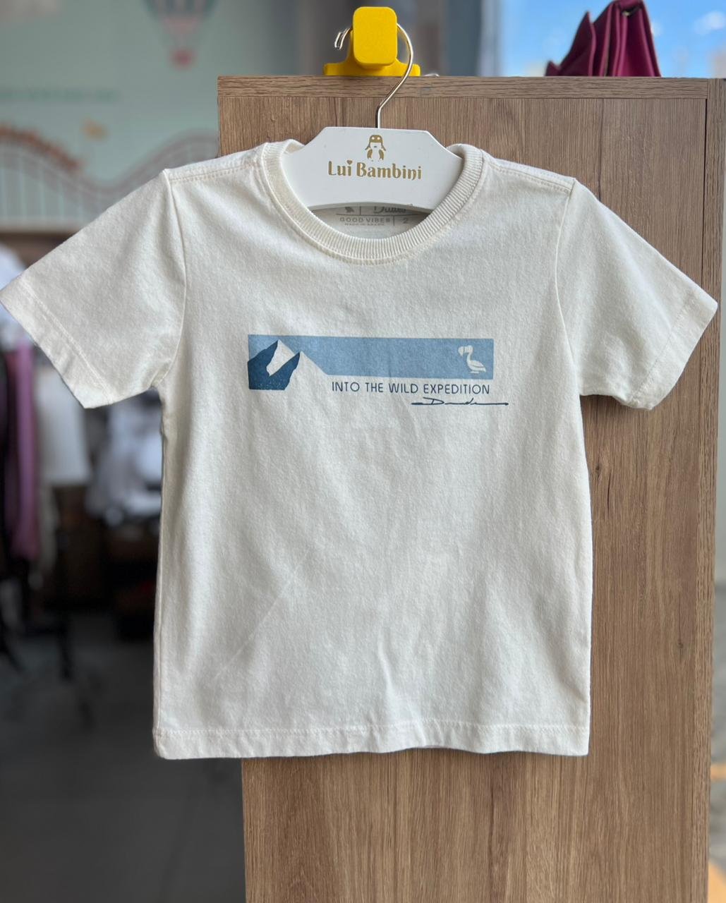 CAMISETA MANGA CURTA INTO THE WILD EXPEDITION MENINO DUDES - OFF