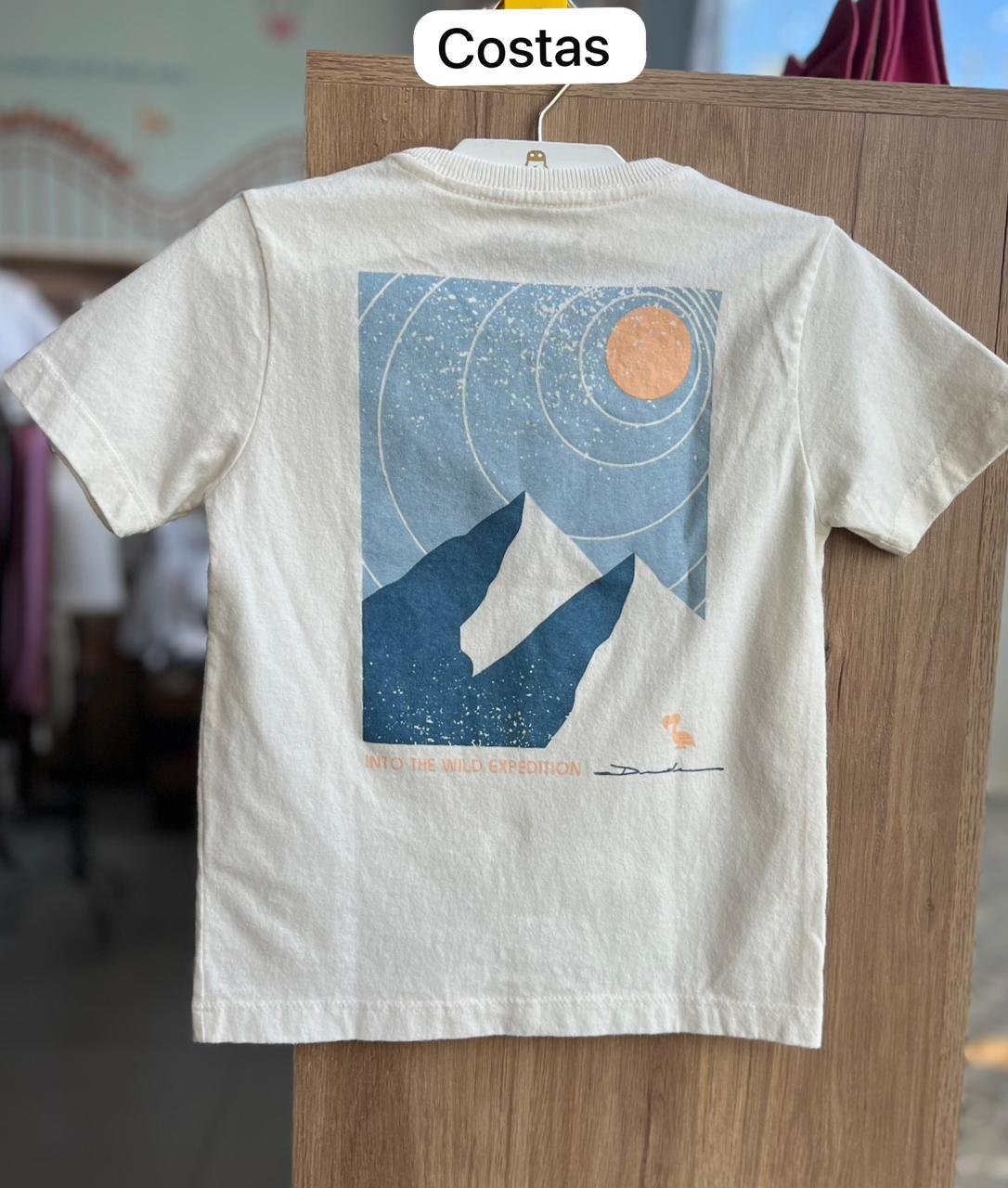 CAMISETA MANGA CURTA INTO THE WILD EXPEDITION MENINO DUDES - OFF