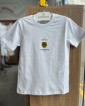 CAMISETA MANGA CURTA THE WOLF CUP FUTEBOL COPA MENINO ACOSTAMENTO - BRANCO