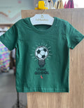CAMISETA MANGA CURTA BOLA FUTEBOL MENINO RESERVA MINI - VERDE