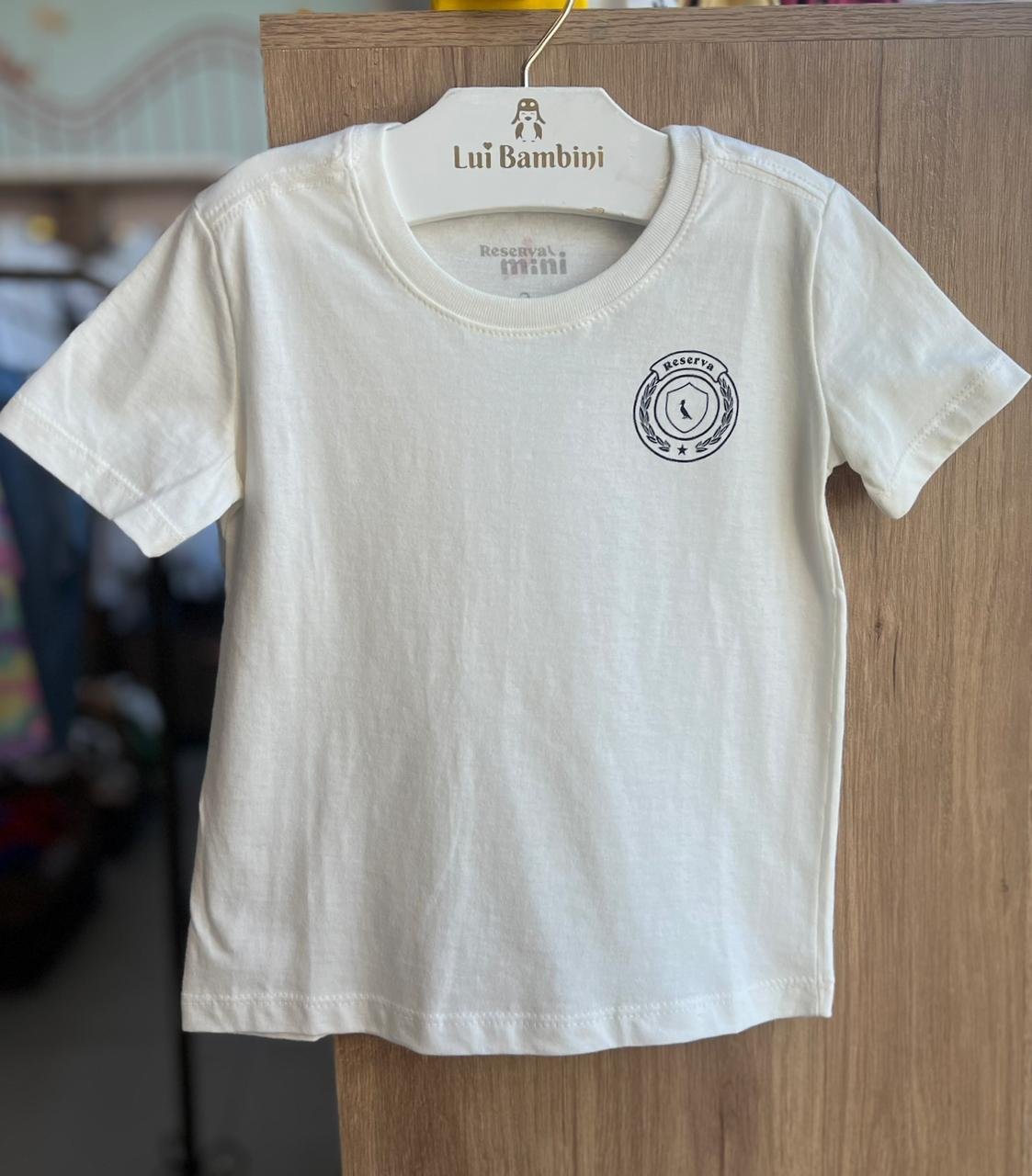 CAMISETA MANGA CURTA ESCUDO RESERVA FUTEBOL CLUBE MENINO RESERVA MINI - OFF