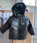CASACO MANGA LONGA BOMBER CAMALEÃO MAGIC TOUCH PUFF ZÍPER CAPUZ MINIMALISTA PICA PAU MENINO RESERVA MINI - VERDE MUSGO