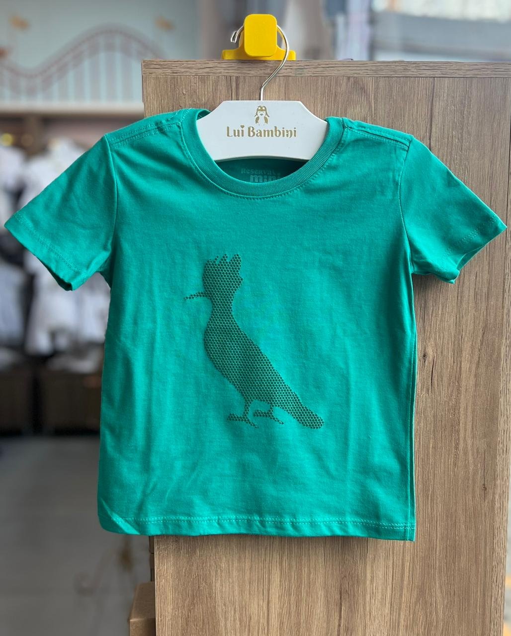 CAMISETA MANGA CURTA PICA PAU PLAY RELEVO MENINO RESERVA MINI - VERDE