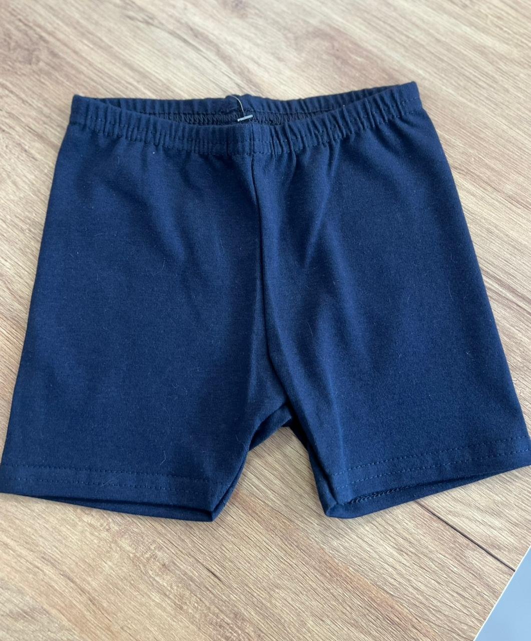 SHORT BERMUDA LEGGING CICLISTA PARA USAR EMBAIXO DA SAIA MENINA ELIAN - MARINHO