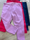 CALÇA LEGGING BÁSICA LISA MENINA ELIAN - LILÁS CLARO