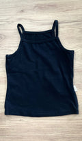BLUSA ALÇA FINA BÁSICA LISA MENINA ELIAN - PRETO