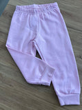 CALÇA MOLETOM ELÁSTICO CÓS BÁSICA LISA MENINA ELIAN - ROSA