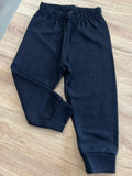 CALÇA MOLETOM ELÁSTICO CÓS BÁSICA LISA MENINA ELIAN - PRETO