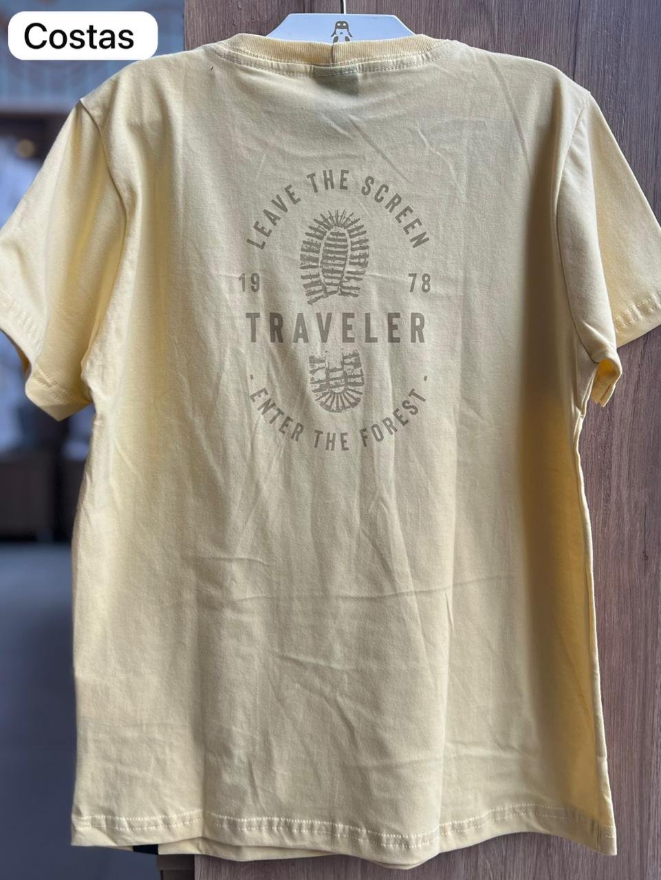 CAMISETA MANGA CURTA TRAVELER MENINO PULLA BULLA - AMARELO