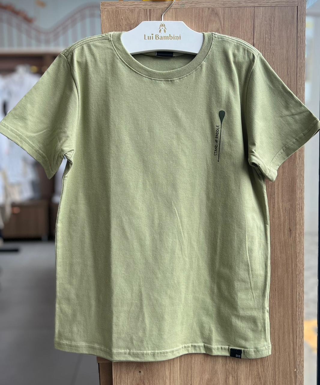 CAMISETA MANGA CURTA STAND UP PADDLE MENINO PULLA BULLA - VERDE
