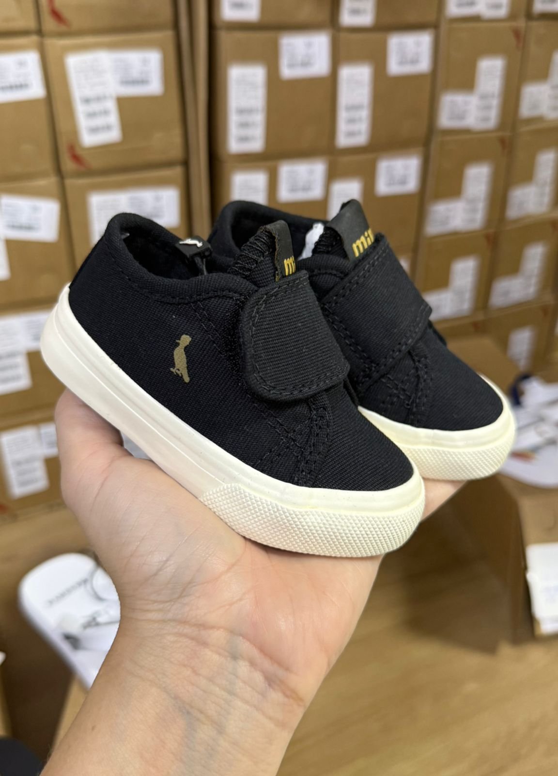 TÊNIS VELCRO MINIMALISTA PICA PAU MENINO RESERVA MINI - MARINHO