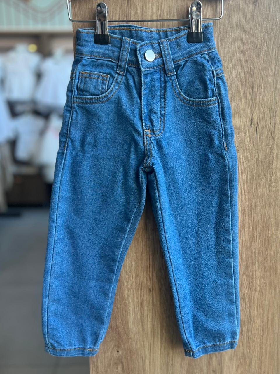 CALÇA AJUSTE INTERNO BÁSICO BOLSOS MENINO FAKINI - JEANS
