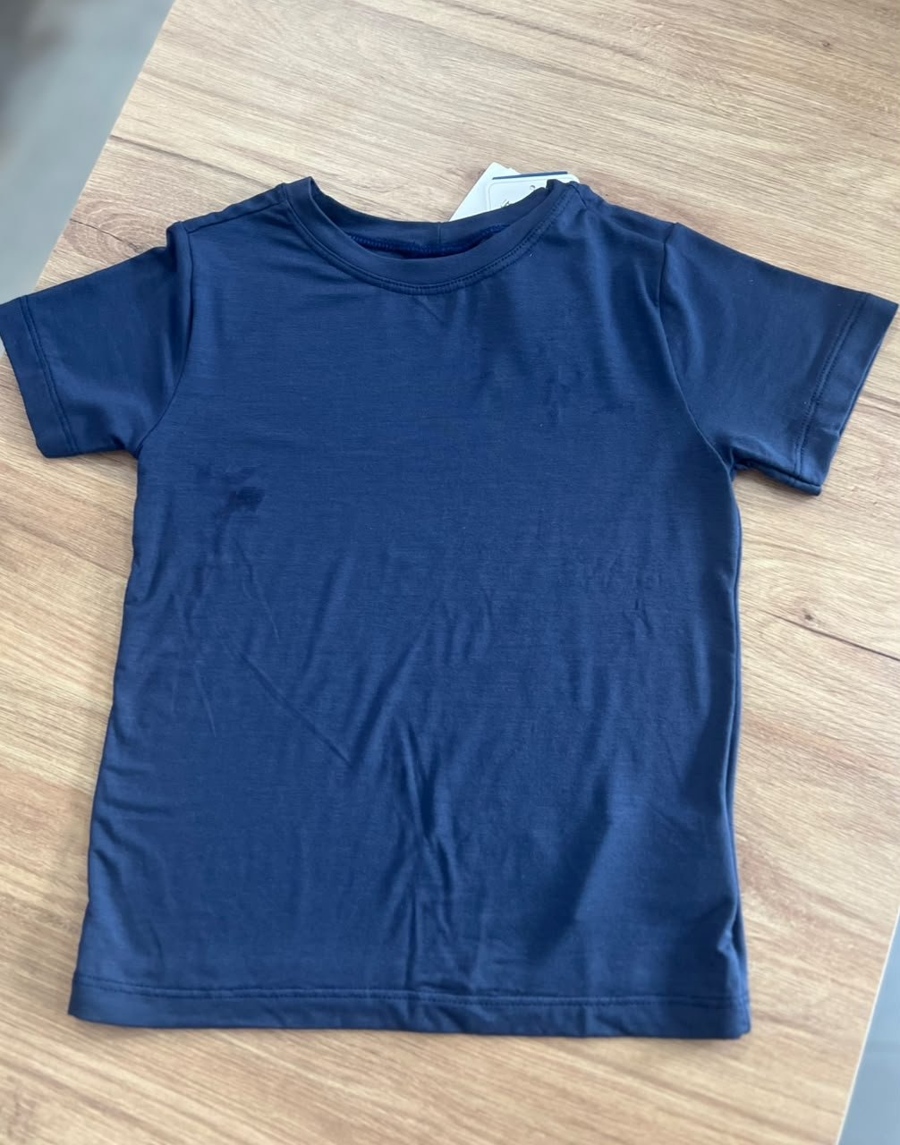 CAMISETA MANGA CURTA FIT LISA BÁSICA MENINO DIVERTTO - MARINHO