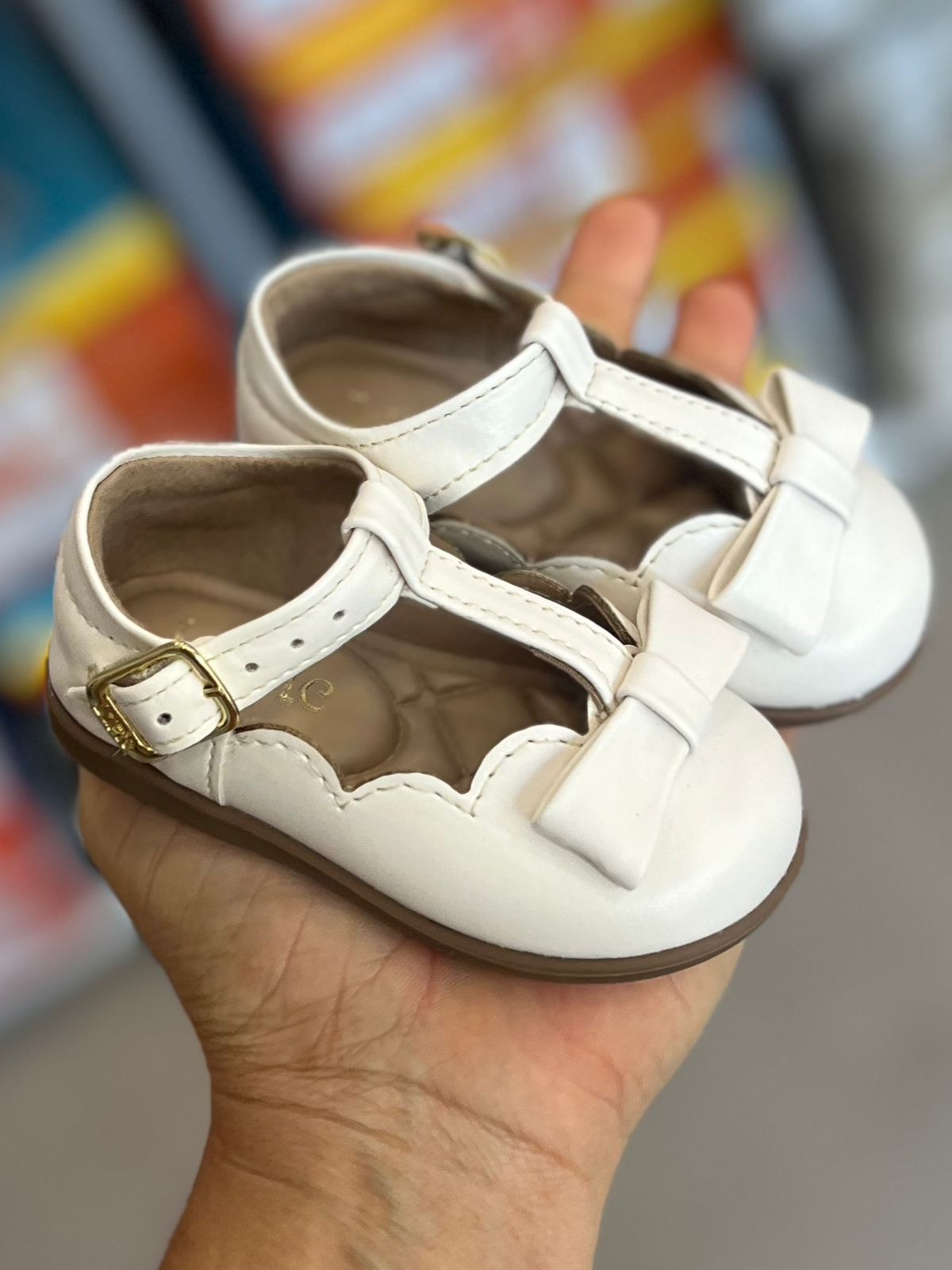 SAPATO SAPATILHA FECHO METÁLICO LAÇO ONDULADO FOSCO MENINA LUI BAMBINI - OFF