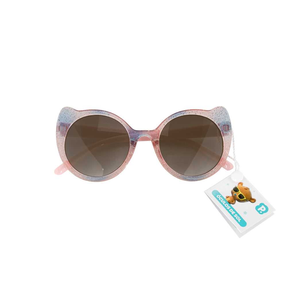 ÓCULOS DE SOL UV 400 GLITTER GATINHA MENINA PIMPOLHO