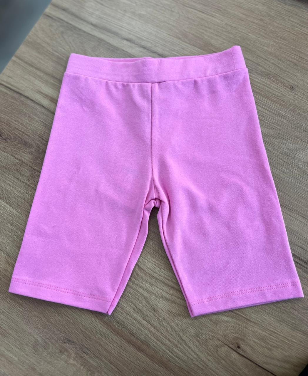 SHORT LISO CICLISTA BASICO MENINA PULLA BULLA - ROSA