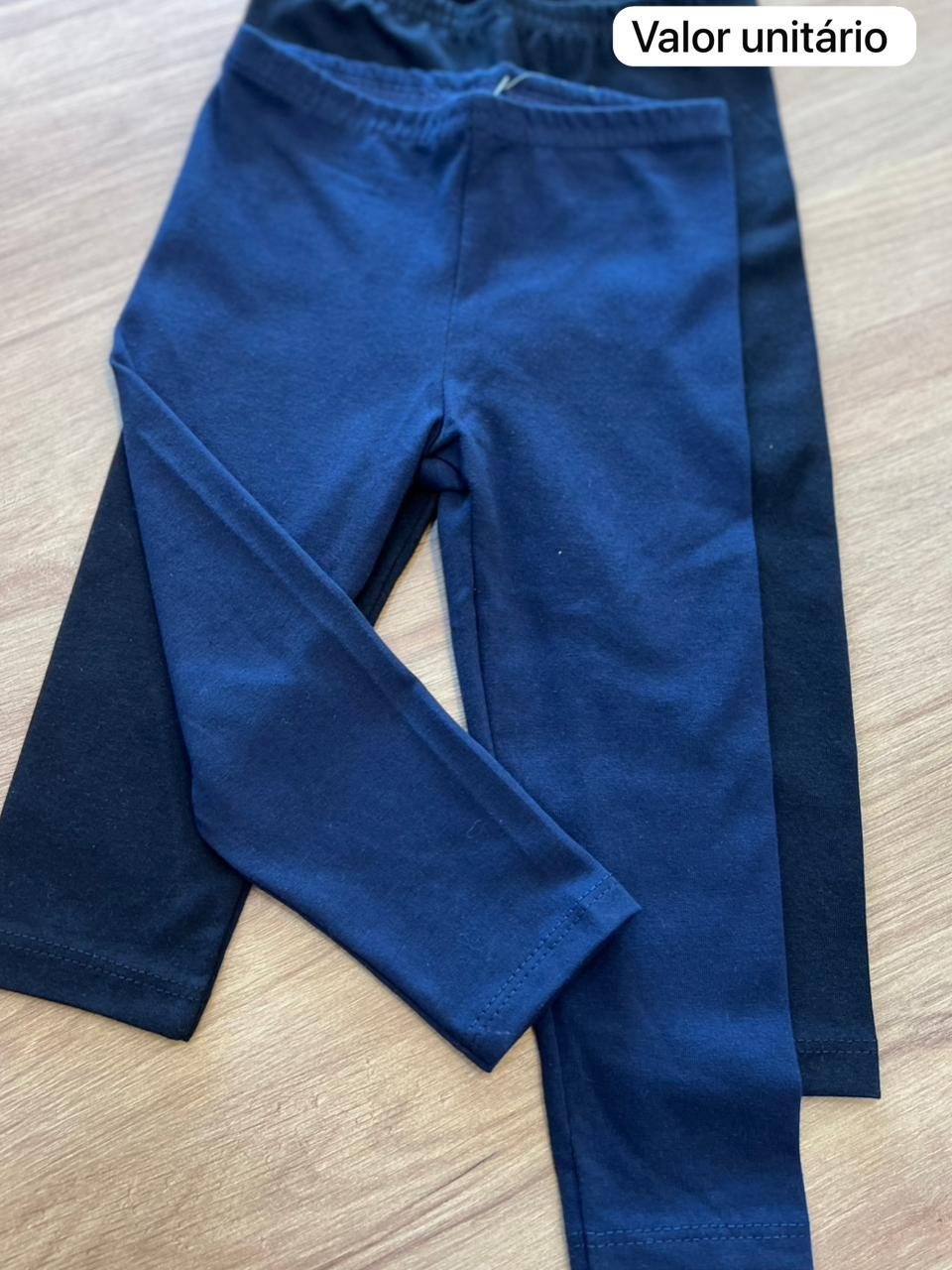 CALÇA LEGGING BÁSICA LISA MENINA ELIAN - MARINHO