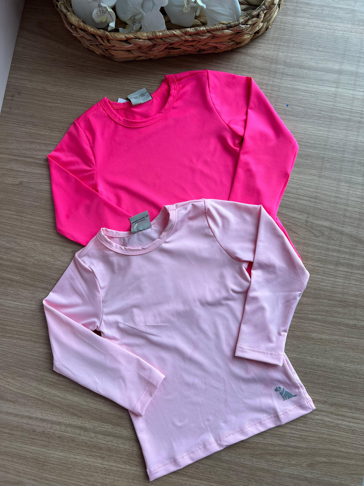 BLUSA MANGA LONGA LISA PROTEÇÃO UV50+ MENINA QUIMBY