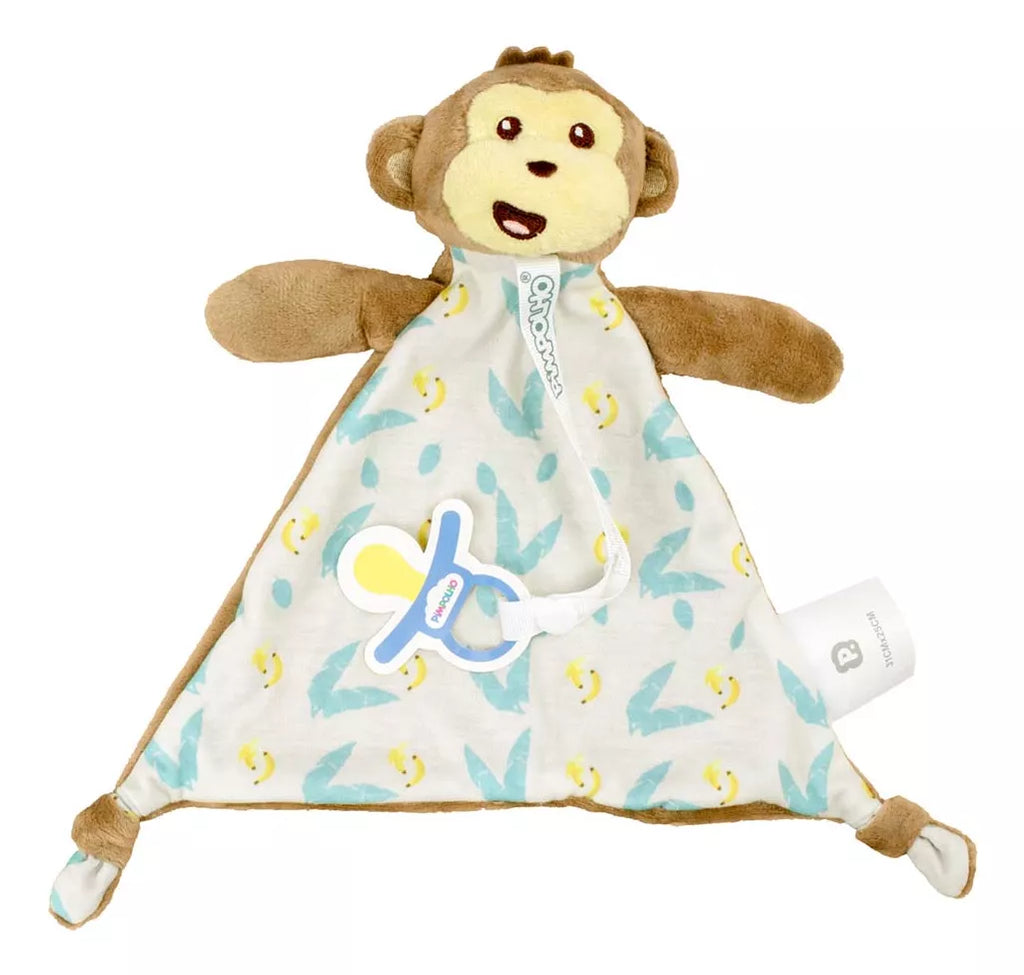NANINHA COM PRENDEDOR DE CHUPETA MACAQUINHO MENINO PIMPOLHO