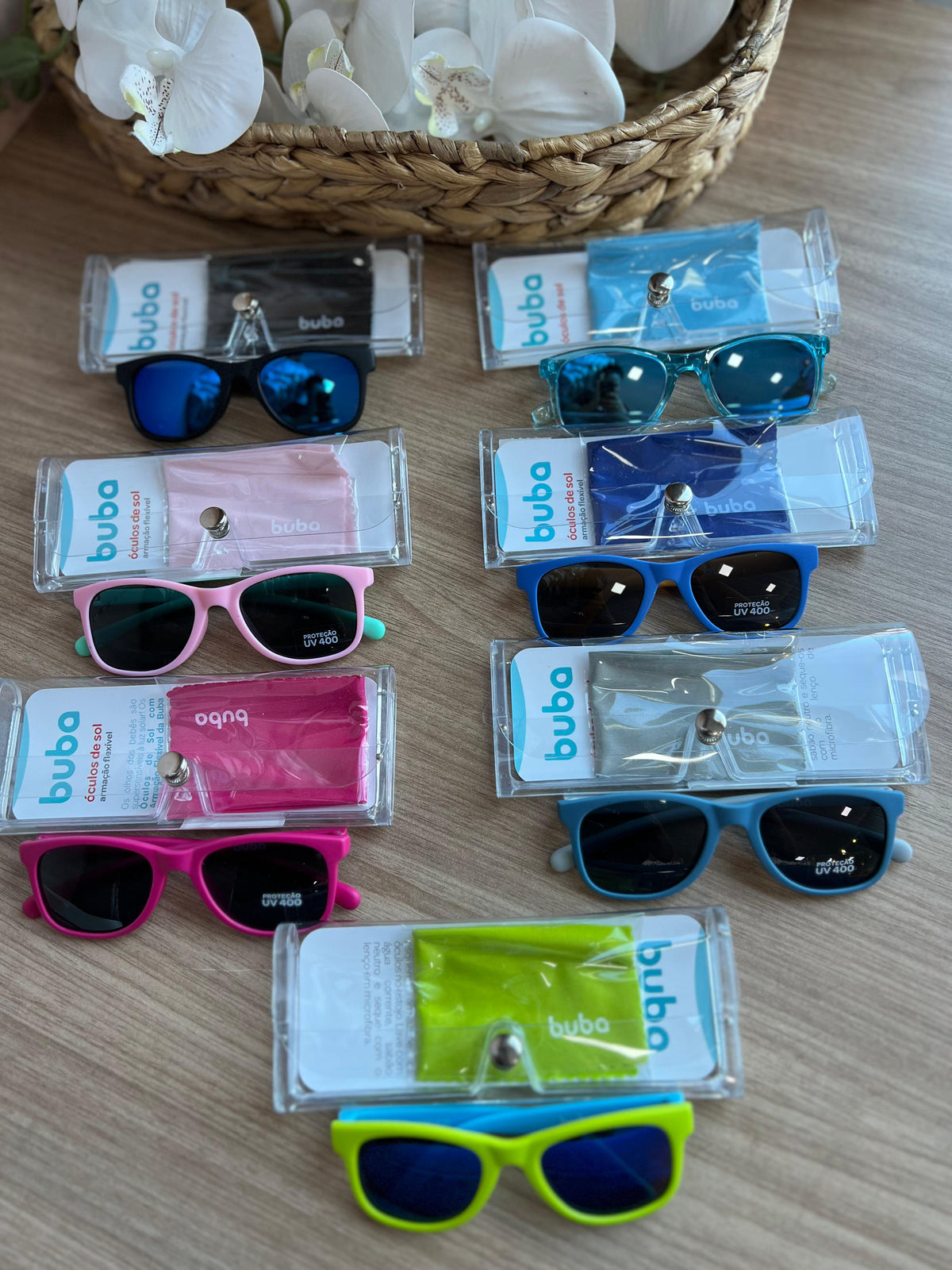 OCULOS DE SOL PROTEÇÃO UV50+ FLEXIVEL MENINO BUBA2