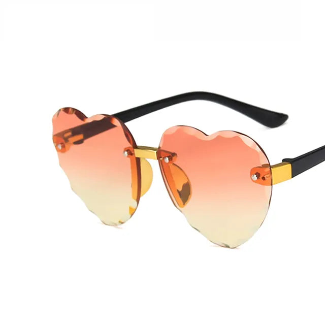 ÓCULOS SOL UV 400 CORAÇÃO MENINA LUI BAMBINI