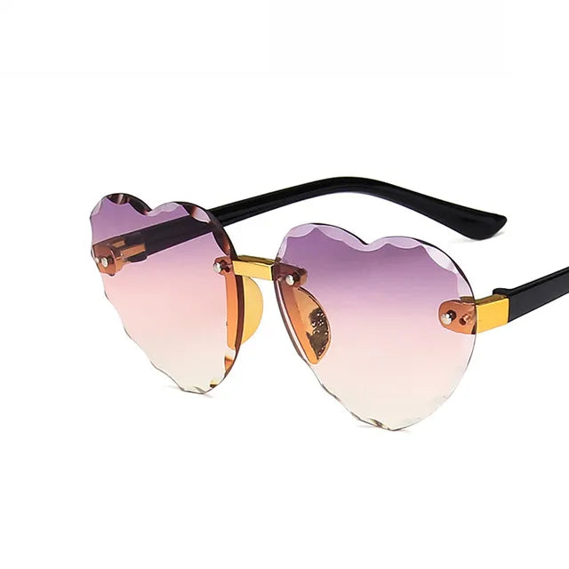 ÓCULOS SOL UV 400 CORAÇÃO MENINA LUI BAMBINI