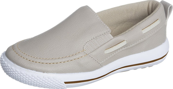 SAPATO MOCASSIM CALCE FÁCIL ELÁSTICO COSTURA E TIRA LATERAL MENINO XUA XUA