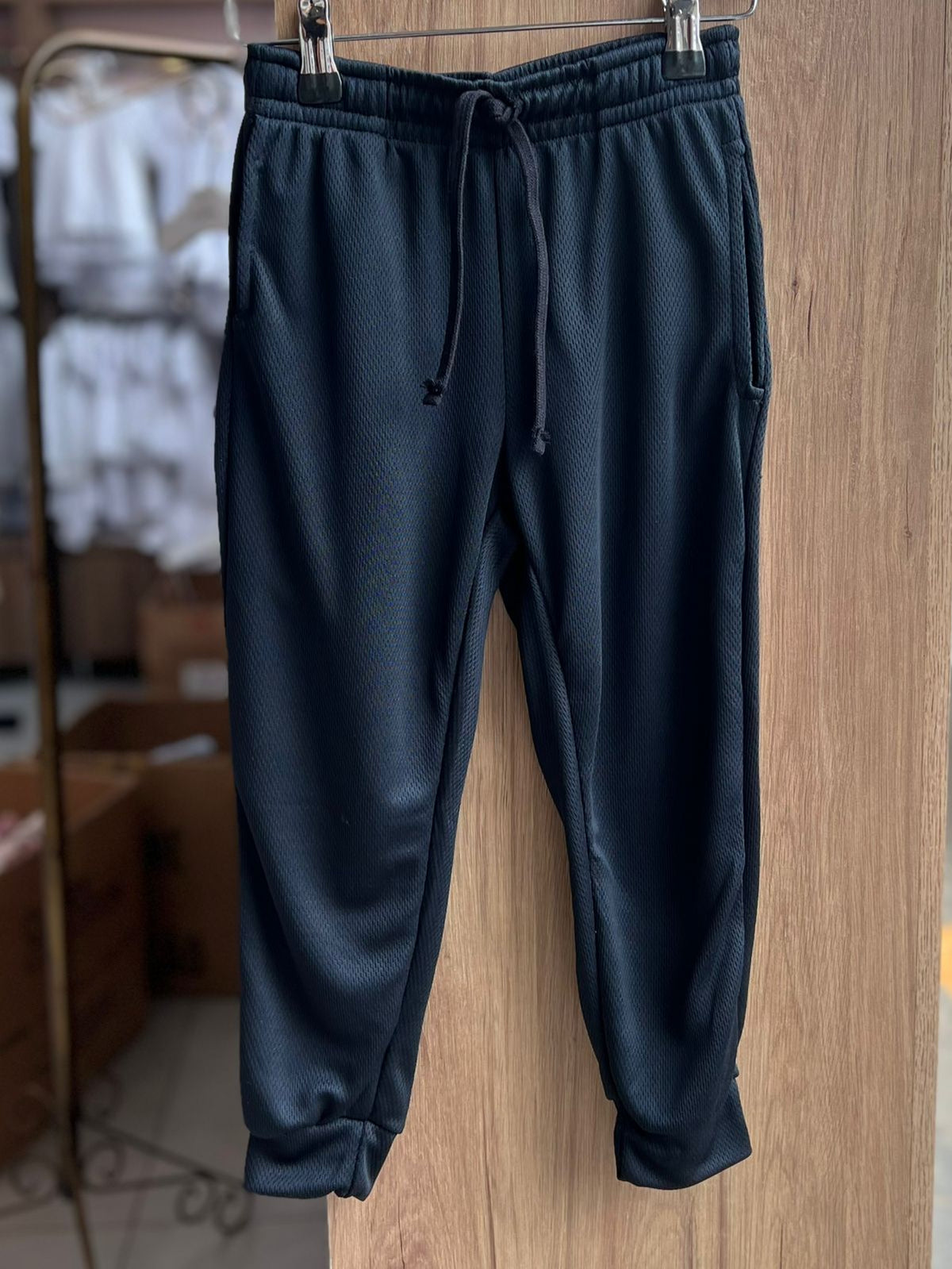 CALÇA DRY FIT LISA BÁSICA MENINO HAVE FUN - PRETO