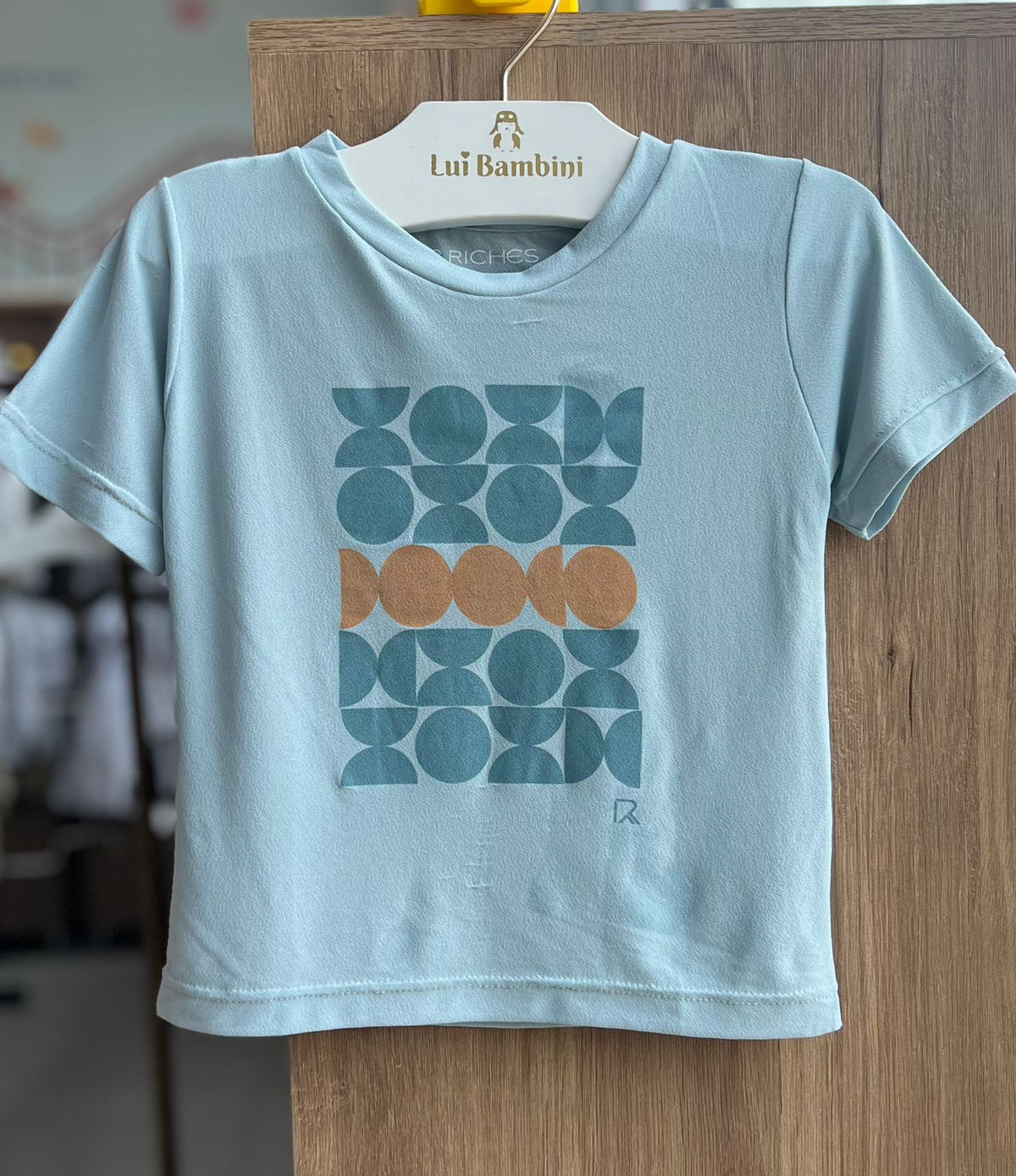 CAMISETA MANGA CURTA SPORTING DRY FIT MENINO RICHES - AZUL CLARO