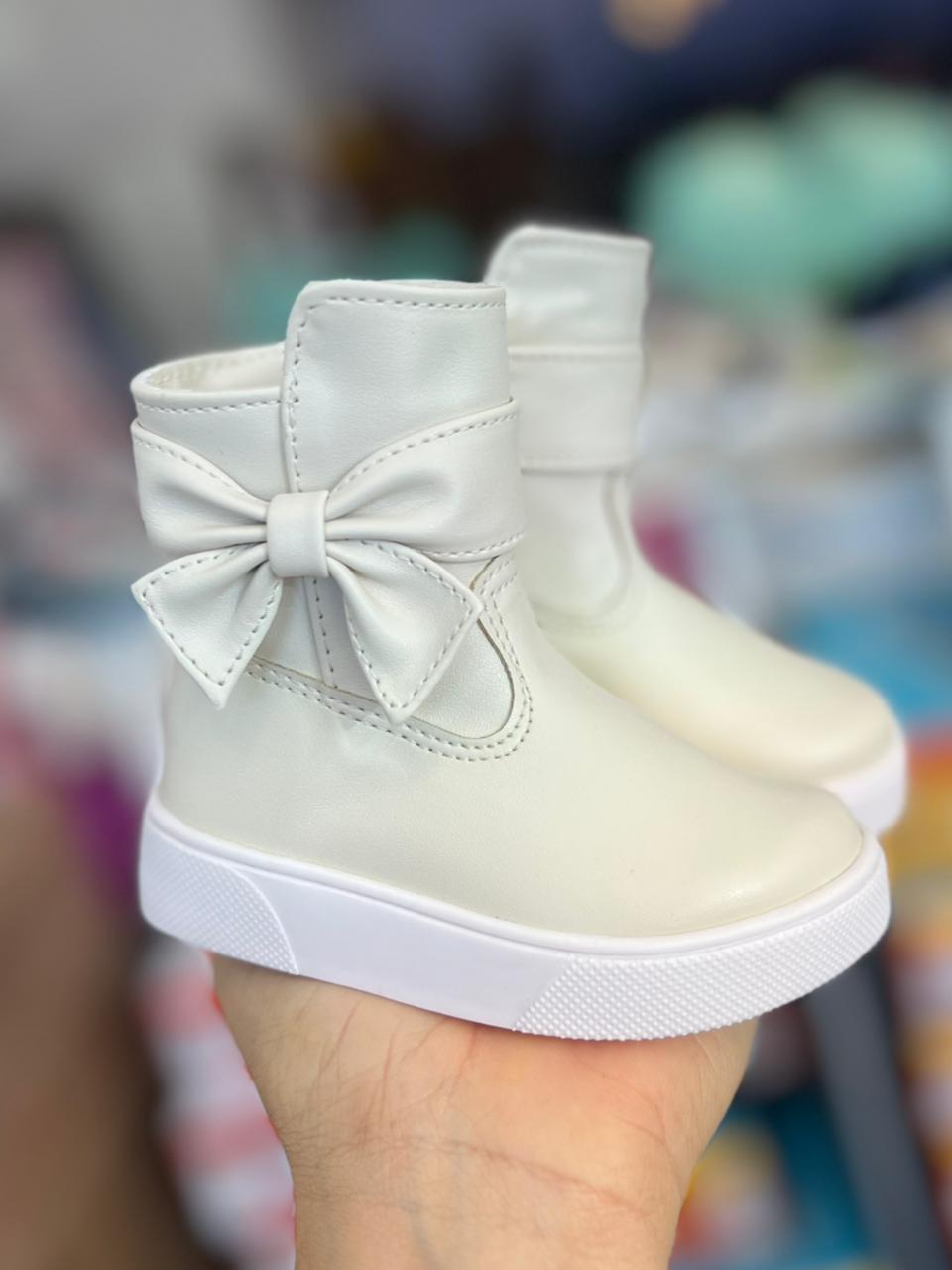 BOTA LAÇO ZÍPER CANO MÉDIO COUNTRY BOIADEIRA MENINA LUI BAMBINI - OFF