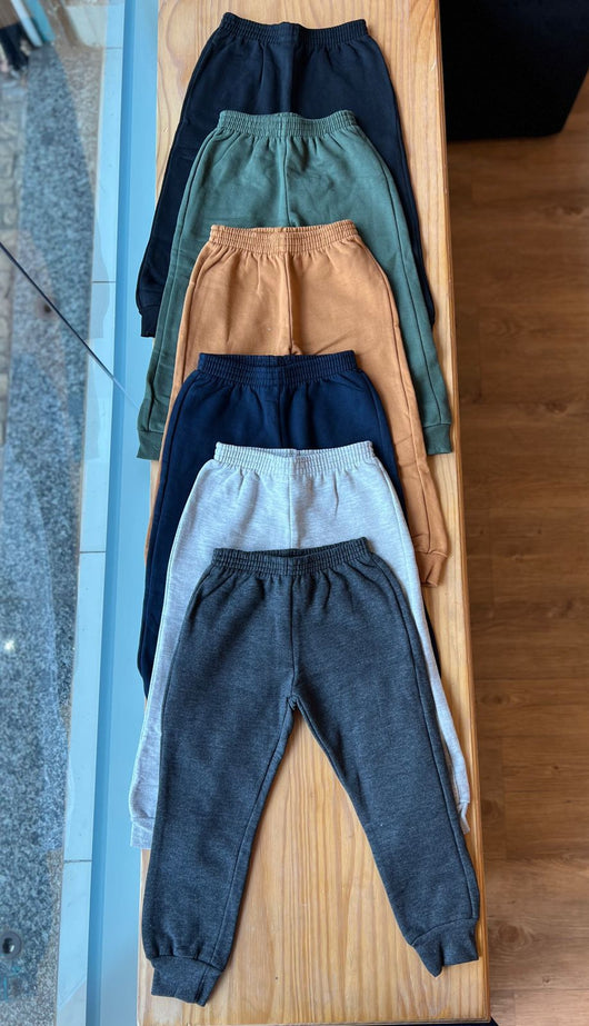 CALÇA EM MOLETOM LISA MENINO PULLA BULLA